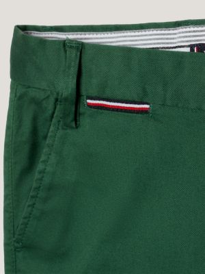 green 1985 collection regular fit chinos for boys tommy hilfiger