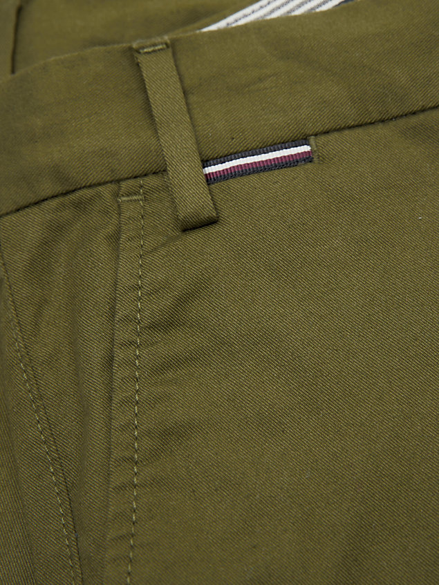pantaloni chino 1985 collection regular fit green da bambino tommy hilfiger