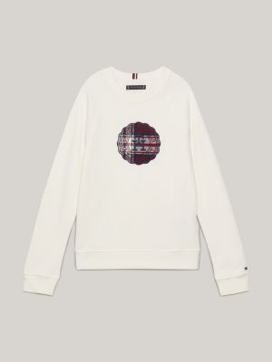 Tommy hilfiger signature hot sale tape cuff sweatshirt