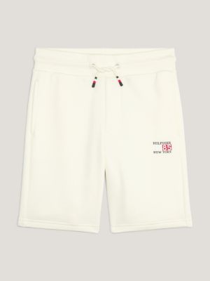 New York Logo Sweat Shorts | White | Tommy Hilfiger