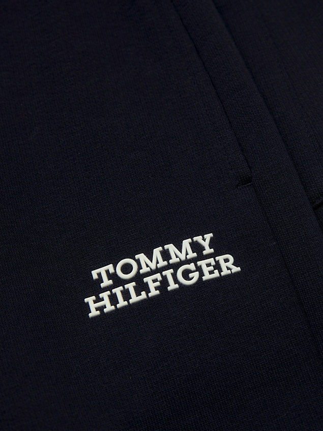blue logo cuffed archive joggers for boys tommy hilfiger