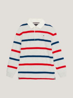 Red white and blue tommy hilfiger clearance polo