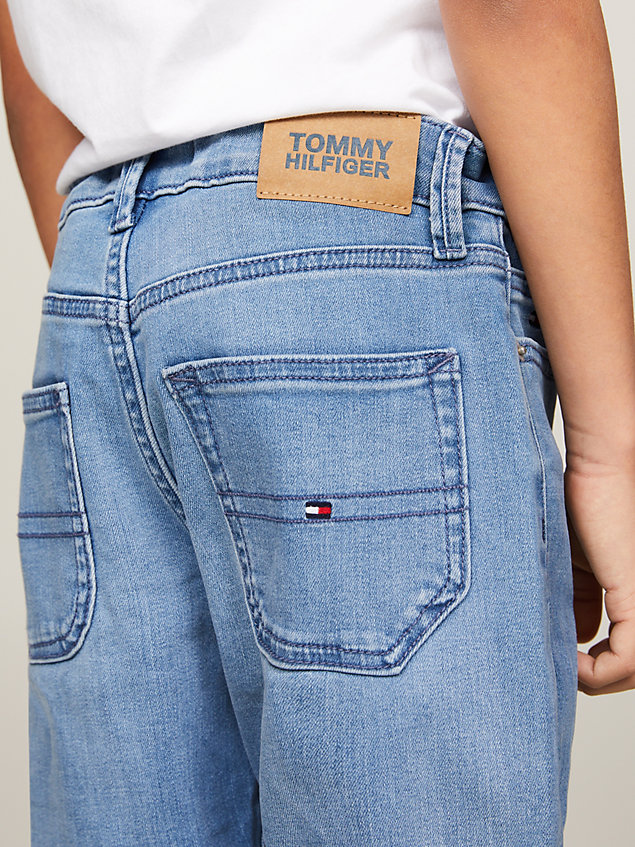 denim modern straight fit jeans voor boys - tommy hilfiger