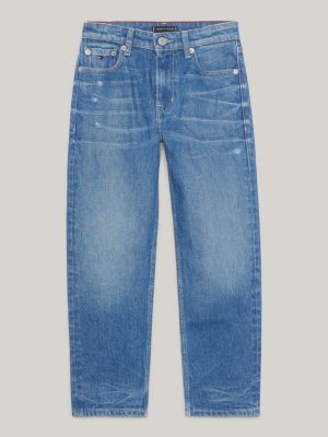 Pantalon en molleton effet denim intérieur chaud - denim brut, Garçon