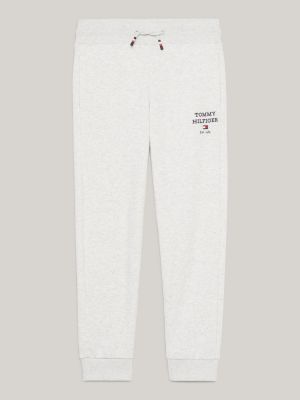 White tommy hilfiger store joggers