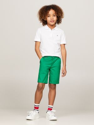 green essential 1985 collection chino-shorts für jungen - tommy hilfiger
