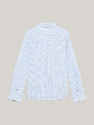 TH Flex Essential Ithaca Stripe Shirt | Blue | Tommy Hilfiger