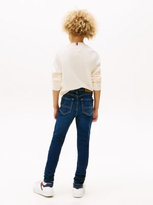 denim scanton y slim jeans voor jongens - tommy hilfiger