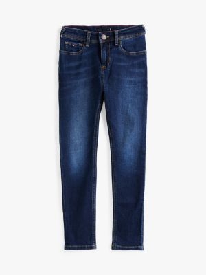 denim scanton y slim jeans voor jongens - tommy hilfiger