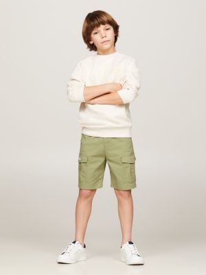 Hilfiger Monotype straight cargo short Groen Tommy Hilfiger