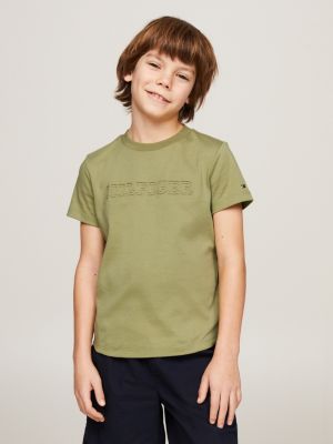 TH Monogram Pique T-Shirt | Green | Tommy Hilfiger