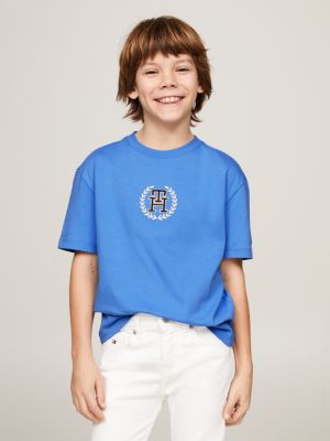  Tommy Hilfiger Boys' Short Sleeve Matt Polo Shirt, Master Navy,  16-18: Clothing, Shoes & Jewelry