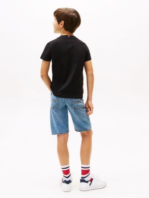 black patch pocket t-shirt for boys tommy hilfiger