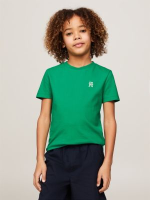 Tee shirt cheap tommy hilfiger vert