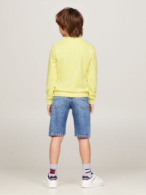 Yellow tommy 2024 hilfiger long sleeve