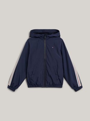 Tommy hilfiger tape hooded top sale