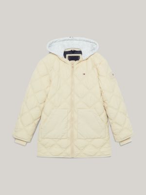 parka bebe garcon avec inscription dos beige bebe