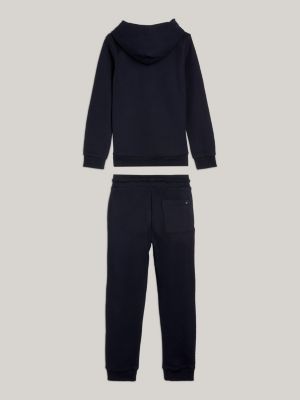 Logo Hoody And Joggers Set | Blue | Tommy Hilfiger