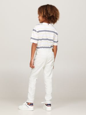 White jeans for little hot sale boys