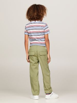 Green Cargo Pants Relaxed Wide Leg