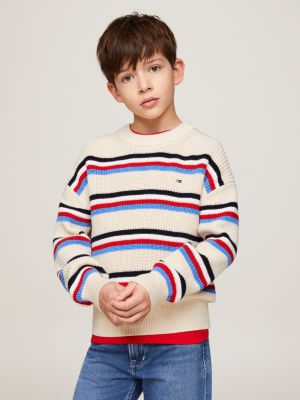 Boys crew neck clearance jumper