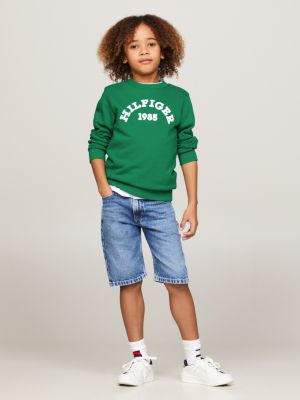 green hilfiger monotype 1985 collection sweatshirt für jungen - tommy hilfiger