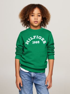 green hilfiger monotype 1985 collection sweatshirt für jungen - tommy hilfiger