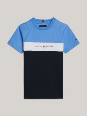 | Blue T-Shirt | Essential Tommy Cotton Organic Hilfiger