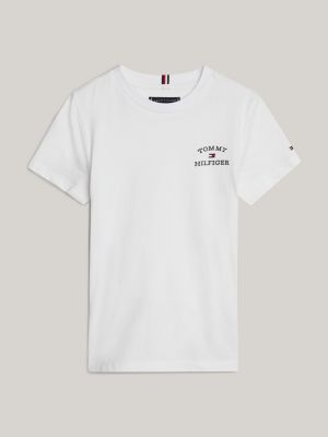 Adaptive Chest Logo T-Shirt | White | Tommy Hilfiger