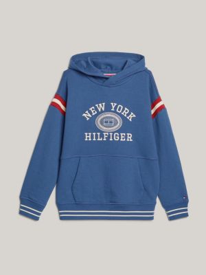Hilfiger Monotype hoodie met geborduurd logo Blauw Tommy Hilfiger