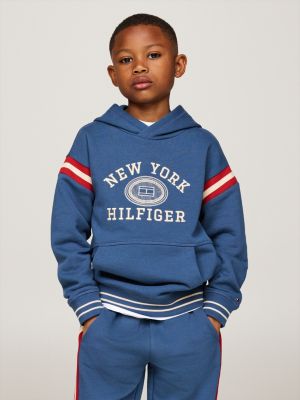 Hilfiger Monotype hoodie met geborduurd logo Blauw Tommy Hilfiger