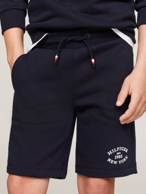 Shorts sportivi Hilfiger Monotype con logo Blu Tommy Hilfiger