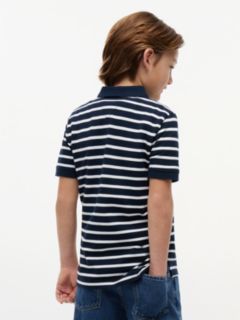 Essential Flag Embroidery Pique Polo Shirt — Multi 4