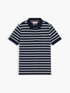 Essential Flag Embroidery Pique Polo Shirt — Multi 5