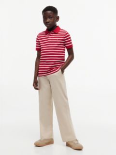 Essential Flag Embroidery Pique Polo Shirt — Multi 2