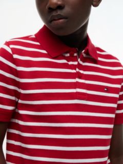 Essential Flag Embroidery Pique Polo Shirt — Multi 3