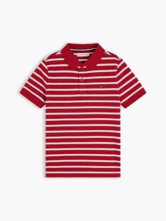 Essential Flag Embroidery Pique Polo Shirt — Multi 5