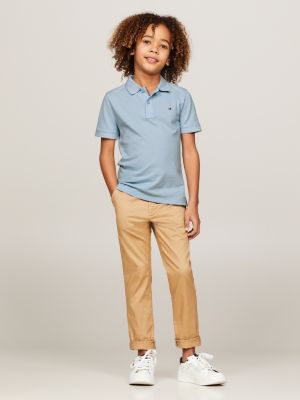 Riesige Produktauswahl! Essential Regular Fit Poloshirt mit Blau Hilfiger Tommy | | Flag