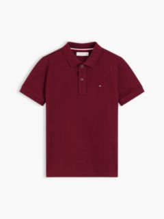 Essential Flag Embroidery Pique Polo Shirt — Purple 5