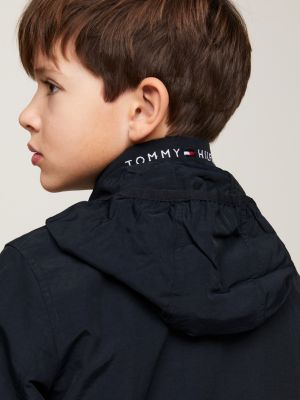 Essential Logo Lightweight Relaxed Jacket | Blue | Tommy Hilfiger