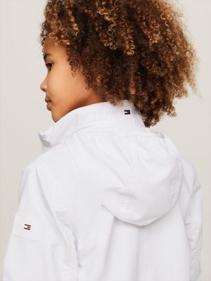 Lightweight white jean outlet jacket