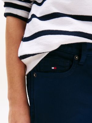 pantalon slim scanton bleu pour garçons tommy hilfiger