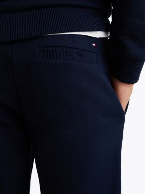 blue logo sweatshirt and joggers set for boys tommy hilfiger