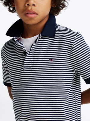 multi contrast collar polo shirt for boys tommy hilfiger