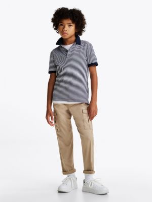 multi regular fit polo shirt for boys tommy hilfiger