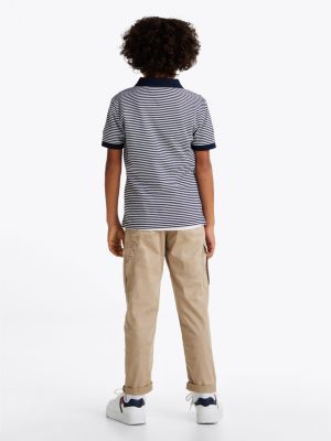 polo regular fit multicolore da bambini tommy hilfiger