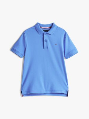 blau regular fit poloshirt für jungen - tommy hilfiger