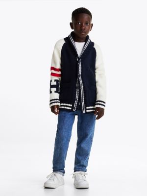 multi varsity college-cardigan für jungen - tommy hilfiger