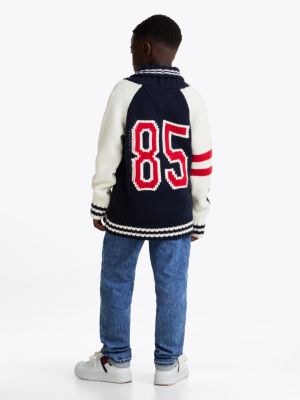 multi varsity letterman cardigan for boys tommy hilfiger