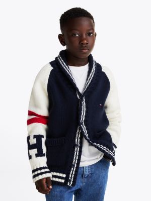 multi varsity college-cardigan für jungen - tommy hilfiger